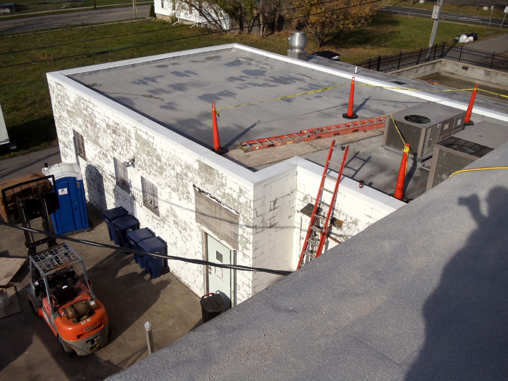 Buffalo, NY Commercial Roofing SPF roofing installation